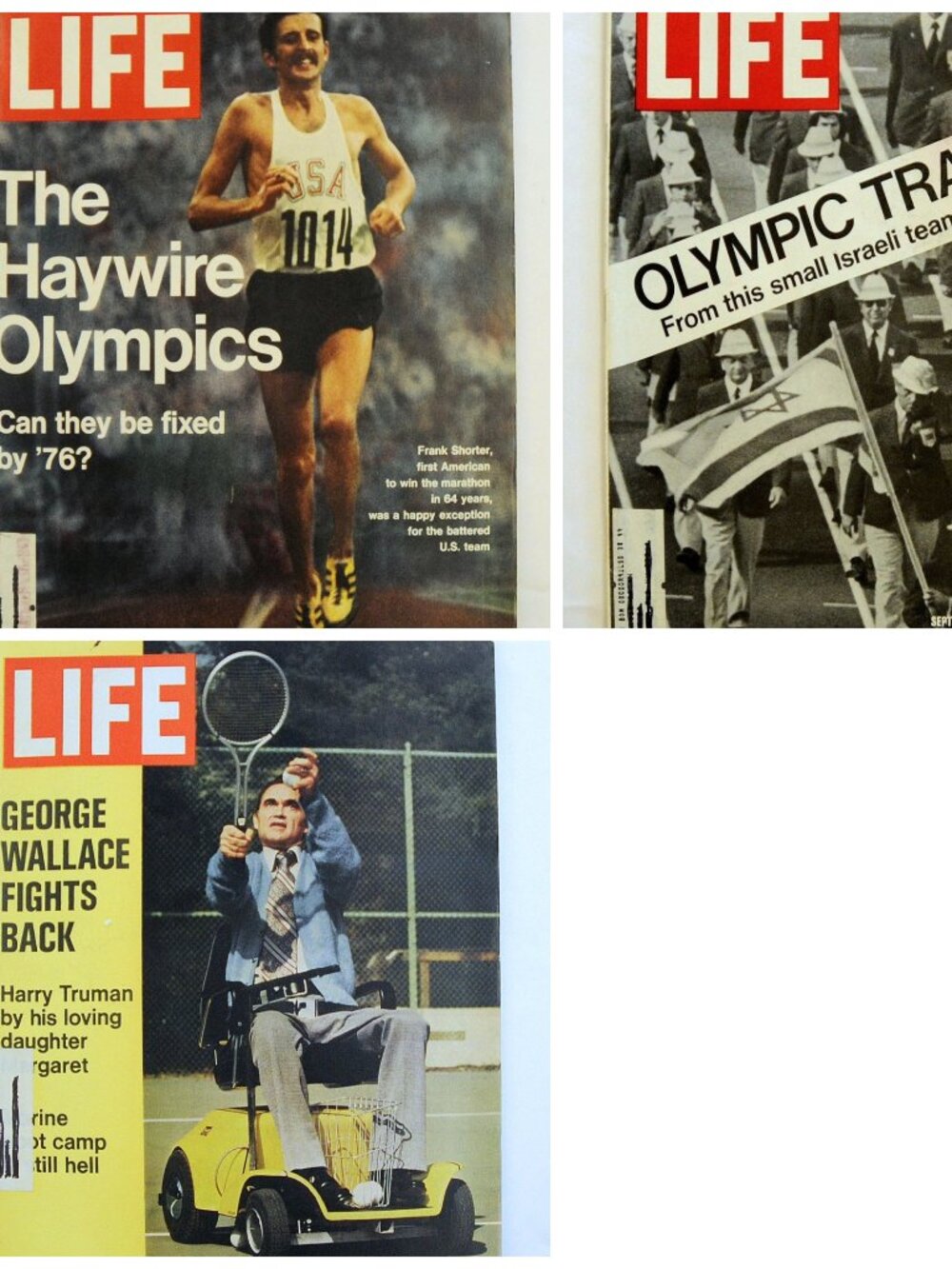 VTG 1972 LIFE Magazines Your CHOICE Olympics, George Wallace